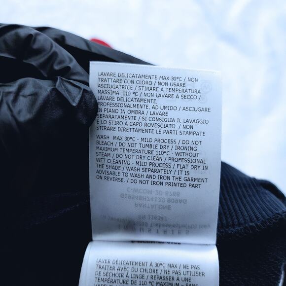 Moncler Boys Blue Red Color Block Sweatpants Joggers | Size 12 | MSRP $310 - Picture 8 of 11